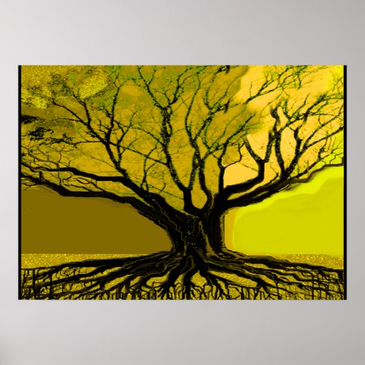 Poster Racines Vertes (Devant)