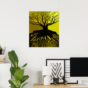 Poster Racines Vertes