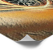 Poster racing High-Speed Orange Supercar  (Coin)