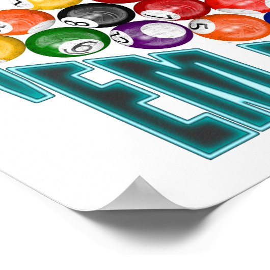 Poster Rack’em Up Billiards (Coin)