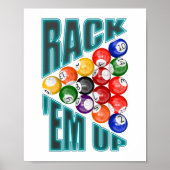 Poster Rack’em Up Billiards (Devant)