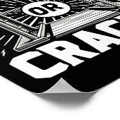 Poster Rack-Le Ou Crack-It Barbell Bodybuilding (Coin)