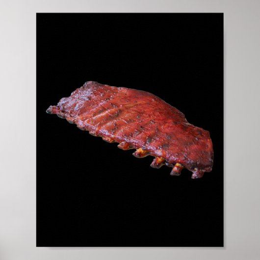 Poster Rack Of Bbq Ribs  (Devant)