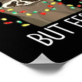 Poster Racoon Overstimulated But Festive Christmas Men Wo (Coin)