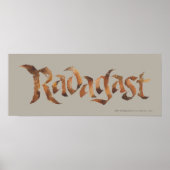Poster RADAGAST™ Nom Texté (Devant)