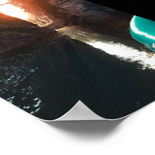 Poster radeau à goujon (Coin)