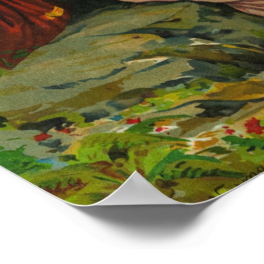 Poster Radha Bilas par Raja Ravi Varma (Coin)