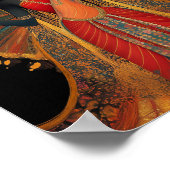 Poster Radha déesse de l'amour et de la compassion Black  (Coin)