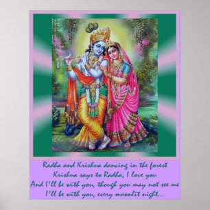 Poster Radha et Krishna