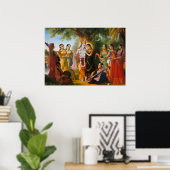 Poster Radha-Krishna (Bureau à domicile)