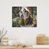 Poster Radha & Krishna - Le Divin Couple All-Attractif (Cuisine)