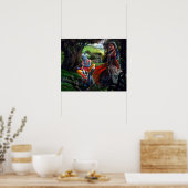 Poster Radha Krishna Peinture (Mythologie indienne) (Cuisine)