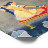 Poster Radha La Nuit. Peinture De Mughal Ca 1650E Par Ind (Coin)