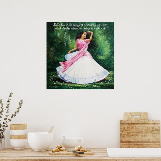 Poster Radha Rani à Vrindavan (Cuisine)