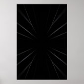 Poster Radial Dark Abstract (Devant)