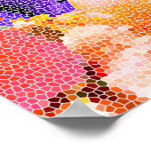 Poster "Radiance en fleur : Hibiscus en verre tendu (Coin)