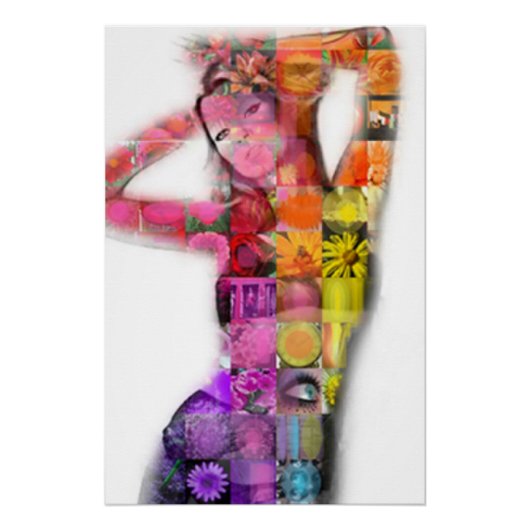 Poster Radiance en fleurs Kate de Carole Benichou (Devant)