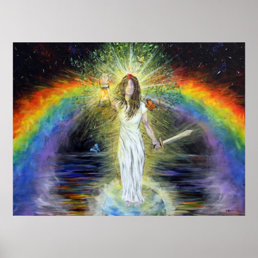 Poster radiant de mariée (Devant)