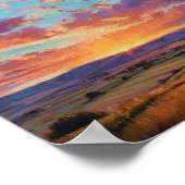 Poster Radiant Horizon: A Symphony of Golden Light (Coin)