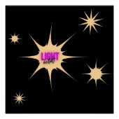 Poster Radiant Light – Modern & Vibrant Style (Devant)