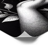 Poster Radiant Sun with Botanical Touch and Feminine (Coin)