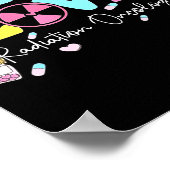 Poster Radiate Love Radiation Oncology Valentine's Day Ra (Coin)