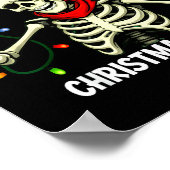 Poster Radiating Christmas Cheer Skeleton Christmas Light (Coin)