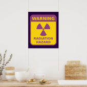 Poster Radiation Hazard Warning (Cuisine)