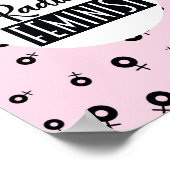 Poster Radical féministe (Coin)