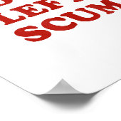 Poster Radical Left S Funny Sarcastic Quote  (Coin)