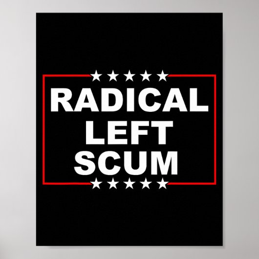 Poster Radical Left S Shirt I Am Radical Left S Funny  (Devant)