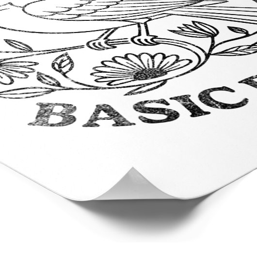 Poster Radicalized By Basic Decency Feminist Men Women Sq (Coin)