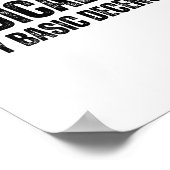 Poster Radicalized By Basic Decency Funny Social Democrac (Coin)