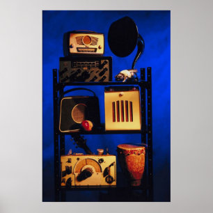 Poster Radio antique