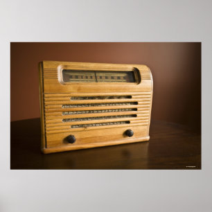 Poster Radio antique
