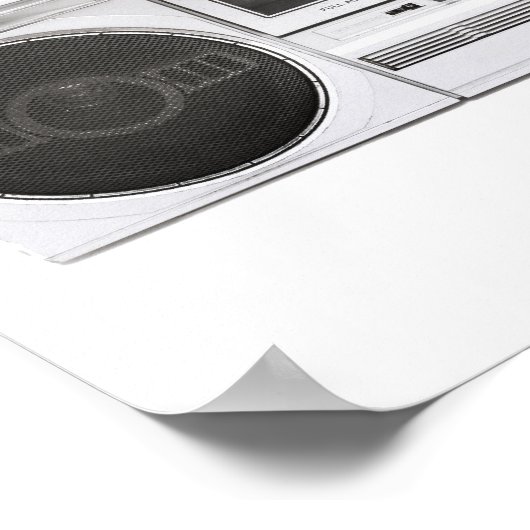 Poster Radio Bobox Old School (Coin)