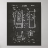 Poster Radio Construction 1959 Brevet Art Chalkboard (Devant)