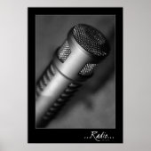 Poster RADIO : Microphone (Devant)