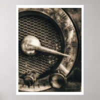 Poster radio vintage