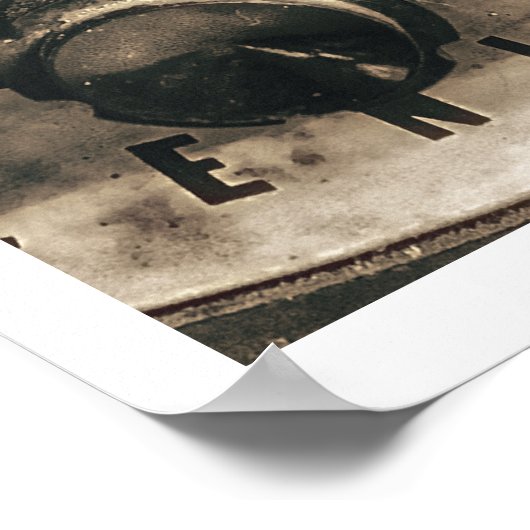 Poster radio vintage (Coin)