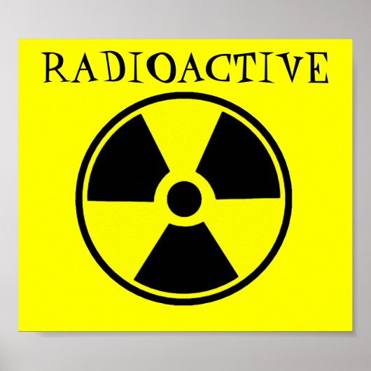 Poster Radioactif (Devant)