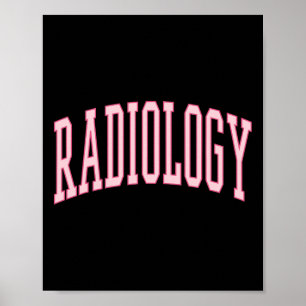 Poster Radiologie Cute Rose Preppy Nurse Ct Mri Rad Tech