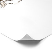 Poster Radiologie Squelette Coeur Mains Classique (Coin)