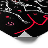 Poster Radiology Radiate Rad Tech Valentine Skeleton Hear (Coin)