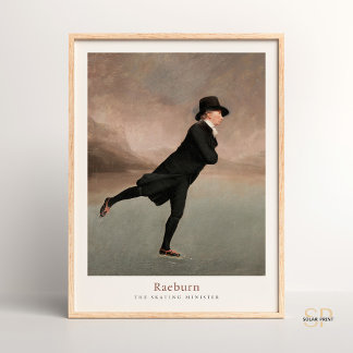 Poster Raeburn Art Vintage Imprimer Ministre du patinage