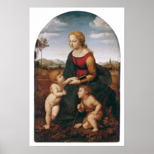 Poster Raffaello Sanzio DA Urbino - jardiniere de belle