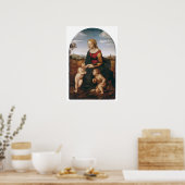 Poster Raffaello Sanzio da Urbino - la belle jardiniere (Cuisine)