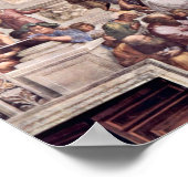 Poster Raffaello Sanzio da Urbino - L'école d'Athènes (Coin)