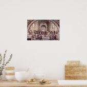 Poster Raffaello Sanzio da Urbino - L'école d'Athènes (Cuisine)