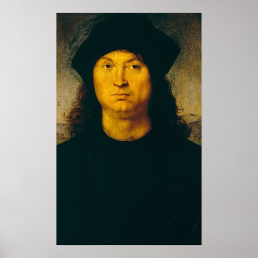 Poster Raffaello Sanzio da Urbino - ritratto di uomo 1 (Devant)